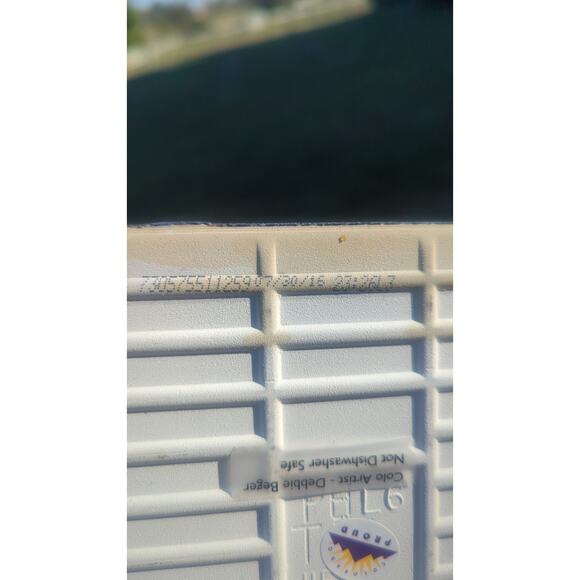 Hand Painted Art Tile Gold Bird Coaster Watercolor Effect Nature Colorado - Picture 6 of 7